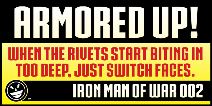 free iron man font