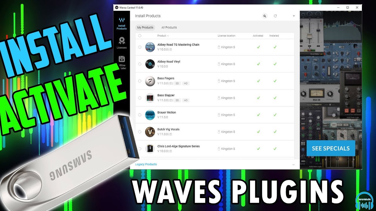 how to install waves plugins
